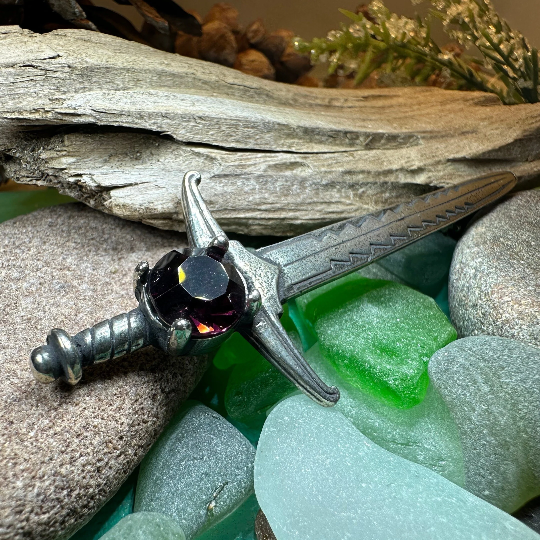 Warrior Crystal Kilt Pin