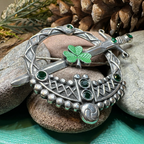 Irish Shamrock Shield Kilt Pin