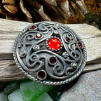 Ancient Spirals Celtic Knot Brooch