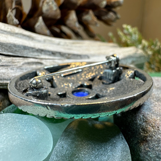 Ancient Spirals Celtic Knot Brooch