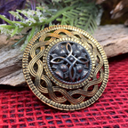 Robert Burns Thistle Brooch