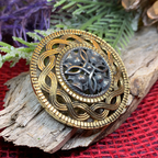 Robert Burns Thistle Brooch