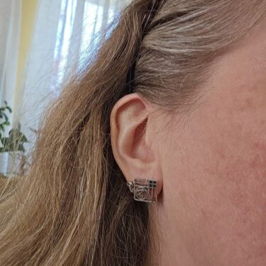 Lacee Mackintosh Rose Post Earrings