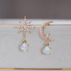 Star Elegant Pearl Earrings