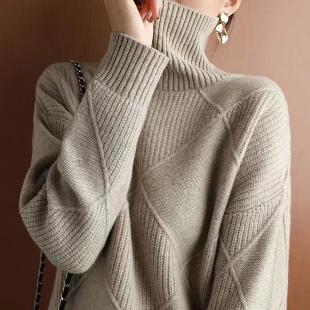 Sienna - Cashmere turtleneck sweater