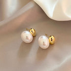 Elegant Vintage Pearl Earrings