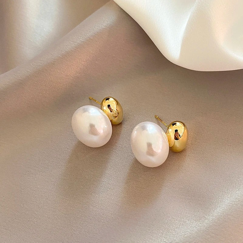 Elegant Vintage Pearl Earrings