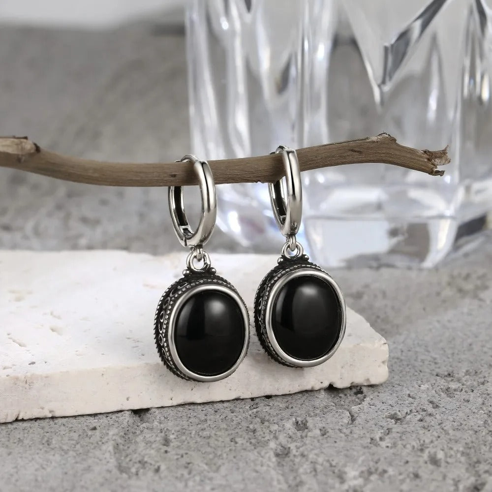 Vintage Midnight Charm Earrings