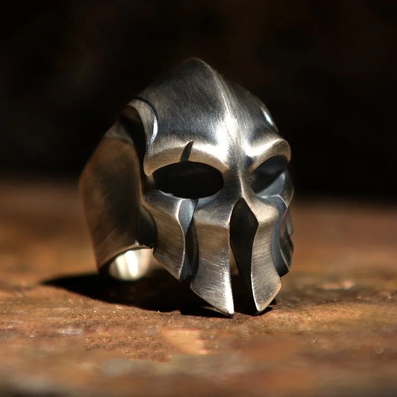 Vintage Spartan Helmet Armor Adjustable Ring