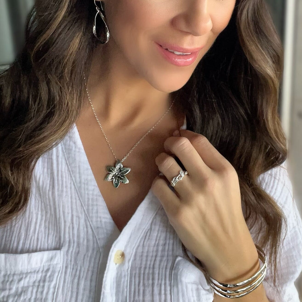 Lily Necklace - May Flower of the Month