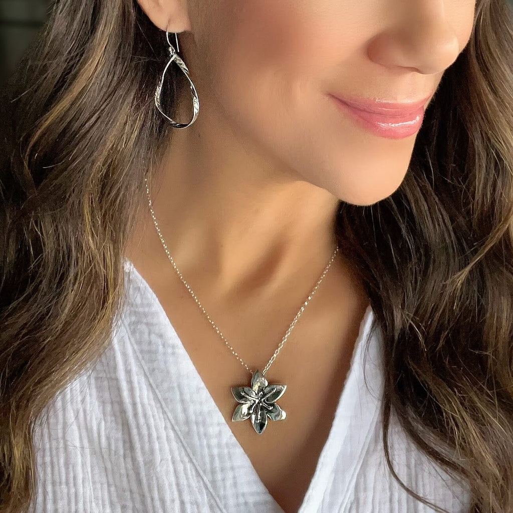 Lily Necklace - May Flower of the Month