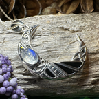 Aulay Raven Moon Necklace