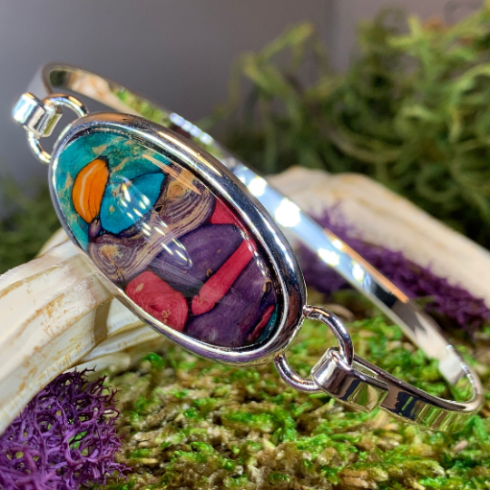 Scottish Heathergems Celtic Bracelet