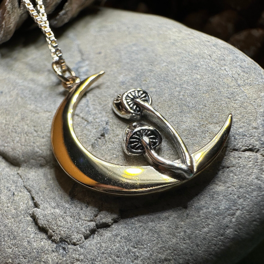 Moonlit Mushroom Necklace