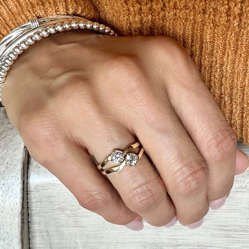 Nesting Stack Ring - in Gold