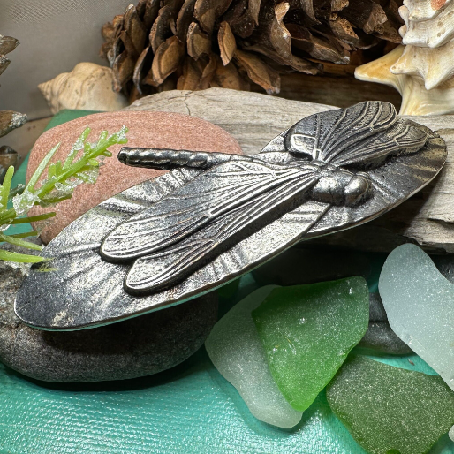 Waterlily Dragonfly Hair Clip