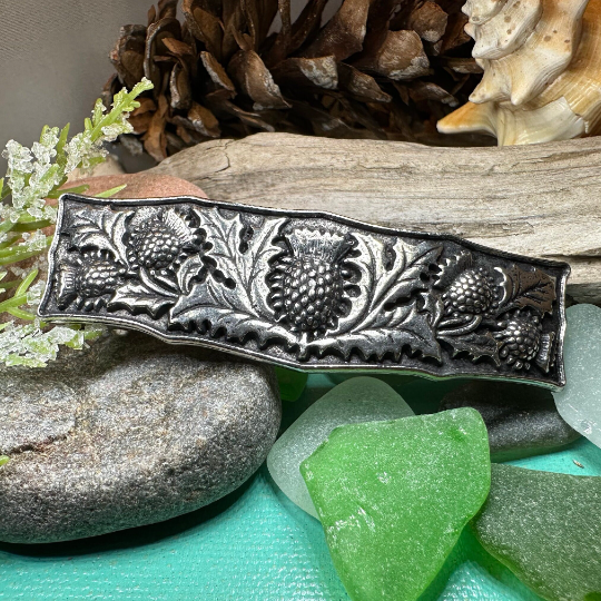 Thistle Hair Clip