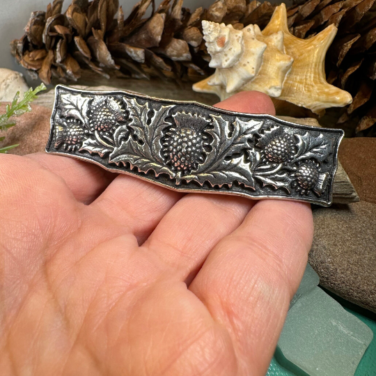 Thistle Hair Clip