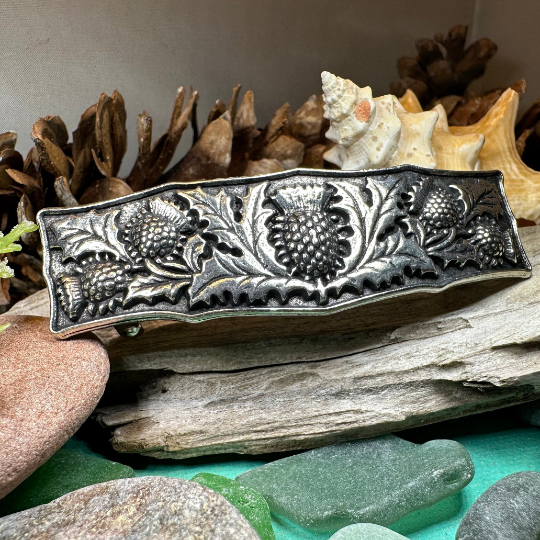 Thistle Hair Clip