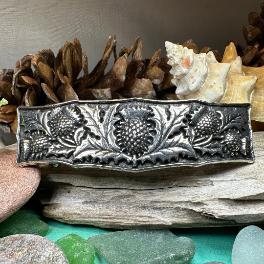 Thistle Hair Clip