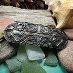 Celtic Peacock Hair Clip