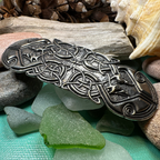 Celtic Peacock Hair Clip