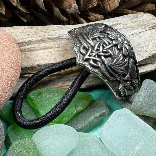 Celtic Daisy Ponytail Holder