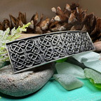 Pewter Celtic Harmony Knot Hair Clip