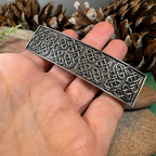 Pewter Celtic Harmony Knot Hair Clip