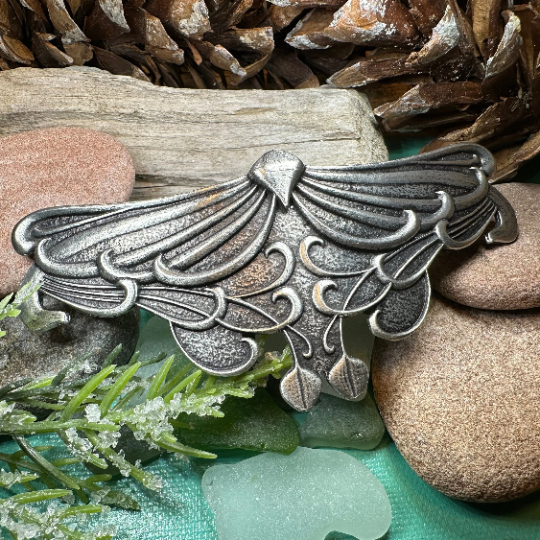 Celtic Leaf Hair Clip
