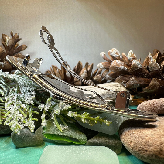 Celtic Leaf Hair Clip