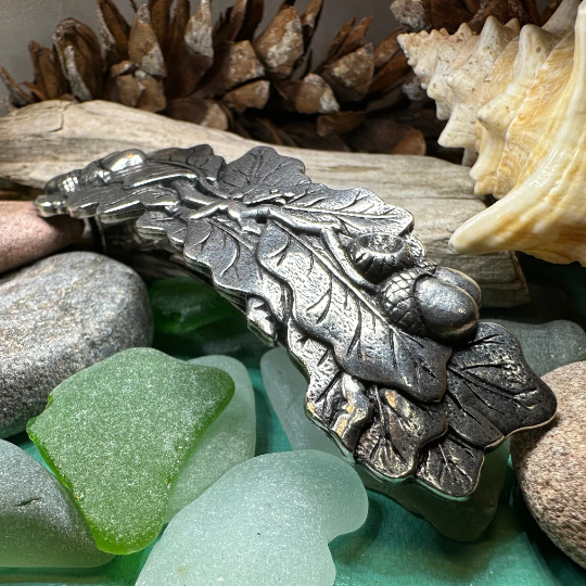 Oak Leaf Hair Clip