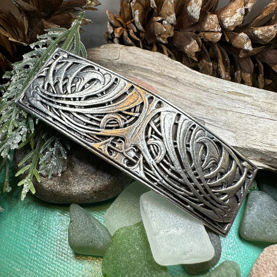 Art Deco Celtic Hair Clip
