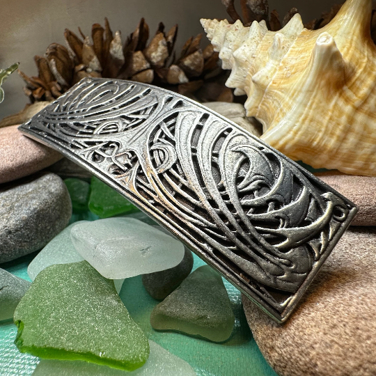 Art Deco Celtic Hair Clip
