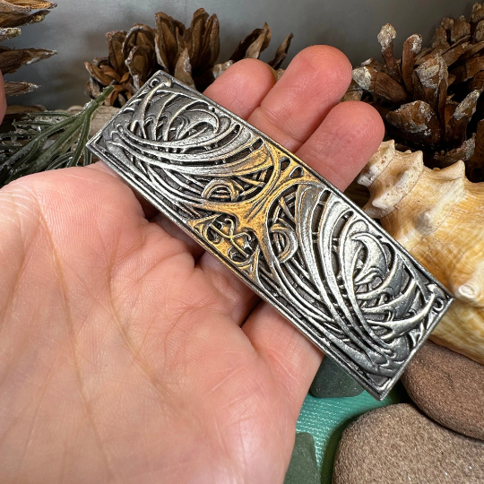 Art Deco Celtic Hair Clip