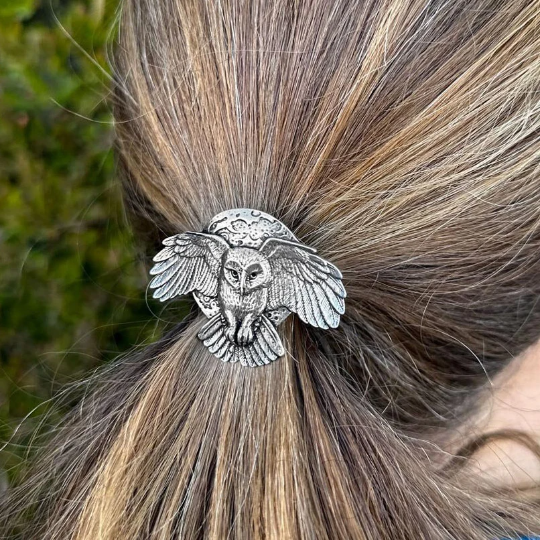 Midnight Owl Ponytail Holder