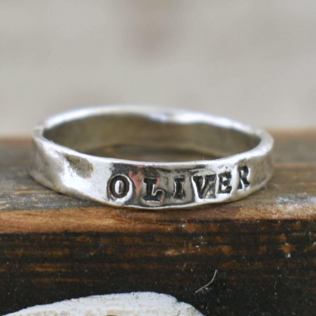 Personalized Stack Ring