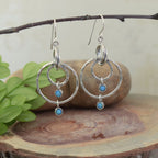 Opal Two Step Earrings