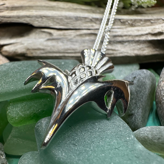 Vyolet Scottish Thistle Necklace