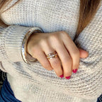 Organic Gold Stack Ring