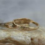 Organic Gold Stack Ring