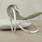 Overtly Oval Hoop Earrings