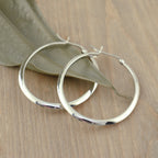 Overtly Oval Hoop Earrings
