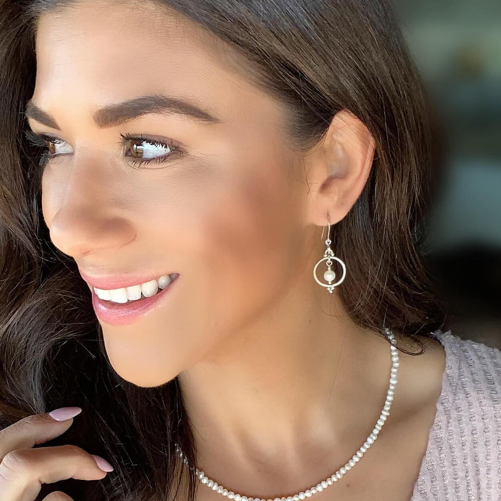 Pearl Portrait Earrings