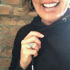 Personalized Cross Ring