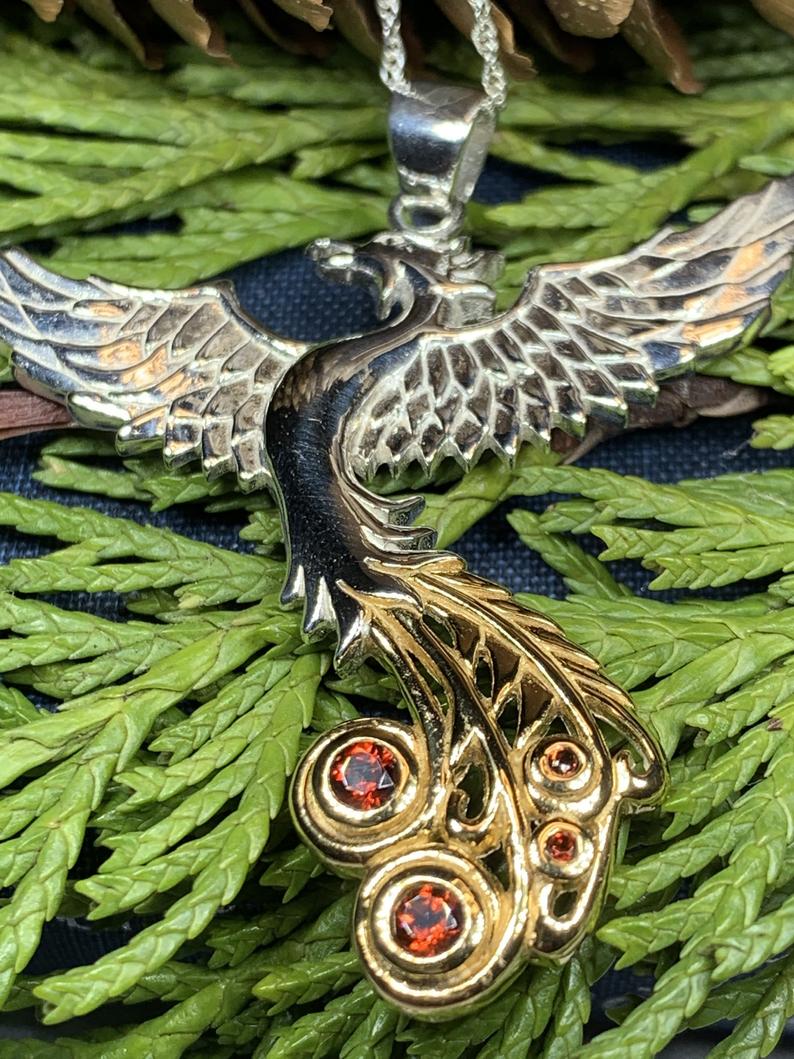 Phoenix Gemstone Necklace