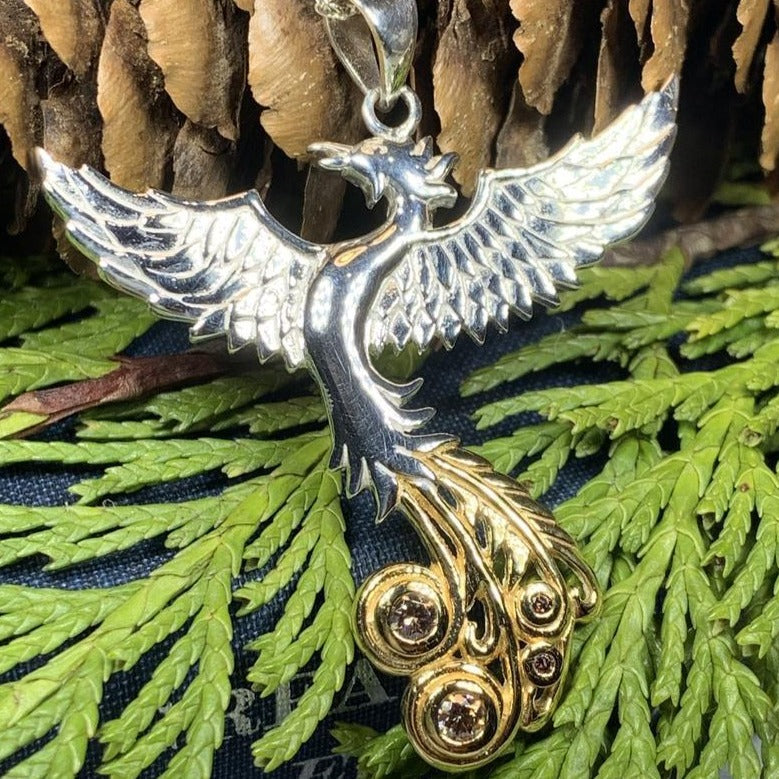 Phoenix Gemstone Necklace