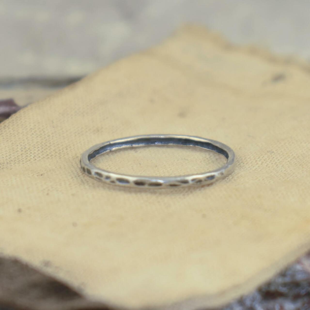 Plain Silver Stack Ring
