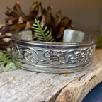 Thistle Pewter Bracelet