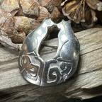 Celtic Cats Brooch